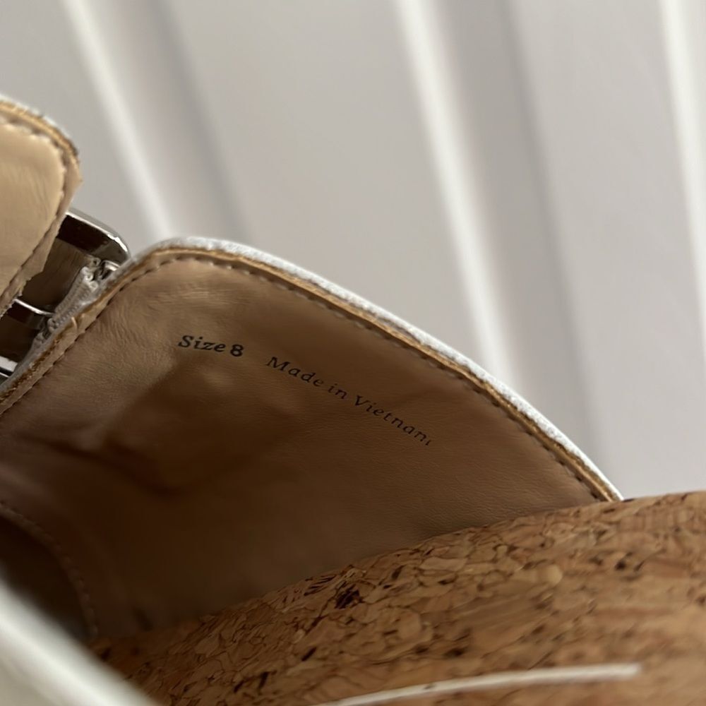 Dolce Vita Yevan Platform Mule in Ivory Size 8 - Picture 12 of 13
